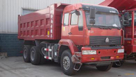 De Vrachtwagensinotruk Gouden Prins 10Wheels 290HP 25tons ZZ3251M3441W van de kippersstortplaats