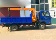 4X2 Euro2-de Vrachtwagen zette Hydraulische Kraan 3.2 Ton van XCMG voor Gemeentelijke Bouwtechniek op