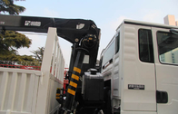 Op zwaar werk berekende Vrachtwagen Opgezette Kraan 5 Ton van SINOTRUK voor Landschapshygiëne