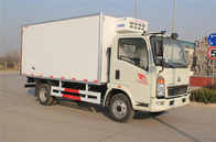 Vrachtwagen op hoge temperatuur van de Stabiliteits de 20CBM Gekoelde Bestelwagen voor Bevroren Voedsel