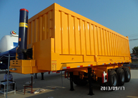 Semi Vrachtwagen van de Aanhangwagenkipper 3 Assen 70Tons 25-45CBM voor Mijnbouw/Bouw