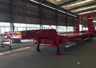 De Machines Hydraulische Flatbed Aanhangwagen 3 Assen 80 Ton 17m van de ladingsbouw