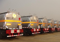 Olie die Semi Aanhangwagenvrachtwagen, 55 Ton 60cbm dragen Mn-de Vrachtwagen van de StaalOlietanker