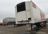 Gekoelde Semi Aanhangwagenvrachtwagen 40 Voet Container 30 - 60 Ton Hoge Ladingscapaciteit