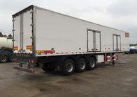 Gekoelde Semi Aanhangwagenvrachtwagen 40 Voet Container 30 - 60 Ton Hoge Ladingscapaciteit