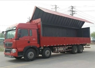 SINOTRUK HOWO T5G Wing Van Cargo Truck 8X4 12 rijdt LHD-MENSENmotor Euro4 336HP