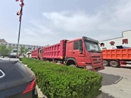 SINOTRUK HOWO Tipper Dump Truck RHD 6×4 336HP in Rode Kleur
