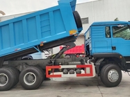 Blauwe LHD 6×4 10 wielen HOWO Tipper Dump Truck High Horsepower 371HP