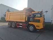 SINOTRUK op zwaar werk berekende Tipper Dump Truck LHD met Unilaterale Gele Skeletcabine Met hoge weerstand