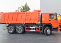 Sinotruk Howo Tipper Dump Truck Weichai 380Hp 6 × 4 5200 - 5800mm Voor de export
