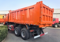 Sinotruk Howo Tipper Dump Truck Weichai 380Hp 6 × 4 5200 - 5800mm Voor de export