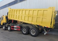 Sinotruk Howo Tipper Dump Truck 400hp 8 × 4 50-60Tons Lhd 12 Wielen Groot dienblad