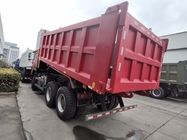SINOTRUCK Howo Tipper Dump Truck 380 pk 6 × 4 20CBM Box 10 Wielen Smashing Angle ijzer