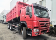 Sinotruk Howo Tipper Dump Truck 380Hp 6 × 4 Met Hyva Hydraulische Cylinder Voor Mijnbouw