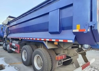 RHD 8×4 12 wielen ZZ3317V3847B1R Hoog paardenvermogen Lage brandstofverbruik380HP Blauwe HOWO Tipper Truck