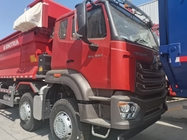 Sinotruk Hohan ((Nieuwe howo) Tipper Dump Truck N7 8 × 4 12 Wielen 380HP Lhd of Rhd met prefab U-container