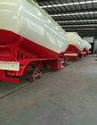 De Aanhangwagen/het Poeder Materiële Semi Flatbed Aanhangwagens van de Koolstofstaal Semi Vrachtwagen