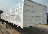Semi de Aanhangwagenvrachtwagen van hoge snelheidsdropside voor Logistische Industrie 3 Assen