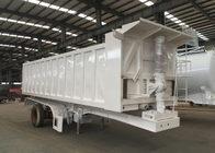 De op zwaar werk berekende Witte Aanhangwagen die van het Kleuren Semi Bed voor 60 Ton Capaciteit laden