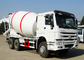 High Efficiency 6CBM 290HP 6X4 LHD Concrete Mixer Truck , Cement Mixture Truck