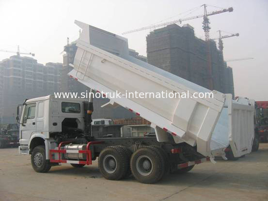 De Vrachtwagen van de kippersstortplaats SINOTRUK HOWO 25tons 371HP 10wheels RHD 10-25CBM ZZ3257N3647A