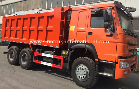 De Vrachtwagen van de kippersstortplaats SINOTRUK HOWO 25tons 371HP 10wheels RHD 10-25CBM ZZ3257N3647A