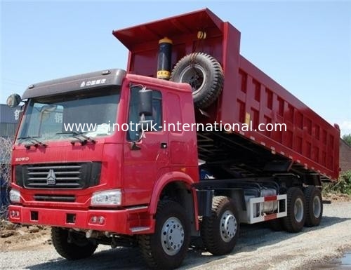 De Vrachtwagen van de de Kippersstortplaats van SINOTRUK HOWO 371HP 8X4 LHD 31tons 20-30CBM ZZ3317N3867W