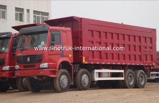 De Vrachtwagen van de de Kippersstortplaats van SINOTRUK HOWO 371HP 8X4 LHD 31-60tons 20-30CBM ZZ3317N3867W