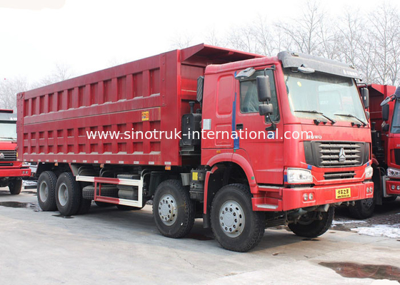 De Vrachtwagen van de de Kippersstortplaats van SINOTRUK HOWO 371HP 8X4 LHD 31-60tons 20-30CBM ZZ3317N3867W