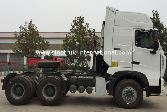 De Tractor van de de Stortplaatsvrachtwagen van RHD 6X4 SINOTRUK HOWO 6x4 met Euro 2 Emissienorm