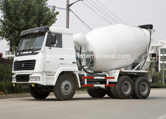 Mobiele Concrete Mixervrachtwagen, 9CBM Klaar de Mengelings Concrete Aanhangwagen van 290HP 6X4 LHD