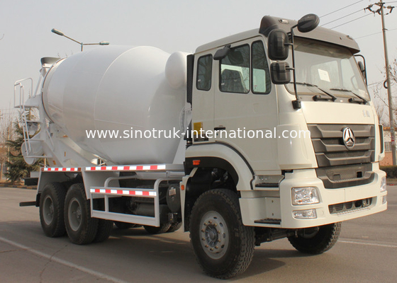 Industriële Concrete Mixervrachtwagen, Klaar Mengelings Concrete Aanhangwagen RHD 6X4