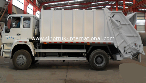 SINOTRUK de samengeperste Vrachtwagen 10-12CBM LHD 4X2 ZZ3161M4311 van de Huisvuilinzameling