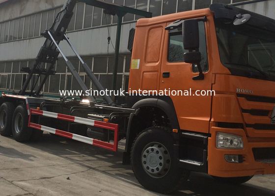 De hydraulische van de het Huisvuilinzameling van het Controlesysteem Geautomatiseerde Vrachtwagen 6X4 LHD Euro2