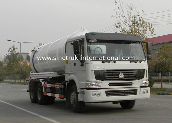 De lage van de het Materiaalvacuümpomp van het Brandstofverbruikriool Schoonmakende Vrachtwagen 6X4 Euro2 336HP