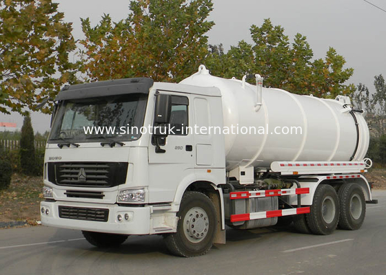 De lage van de het Materiaalvacuümpomp van het Brandstofverbruikriool Schoonmakende Vrachtwagen 6X4 Euro2 336HP
