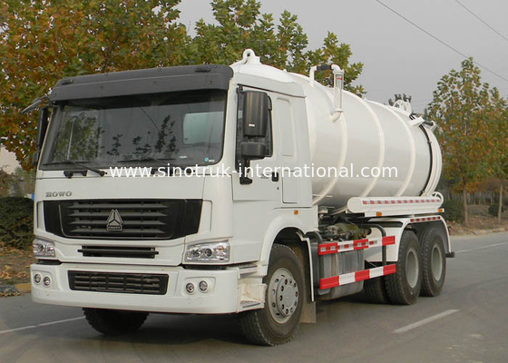 6X4 Vacuüm de Tankervrachtwagen van Euro2 290HPRoad/de Tanker van de Rioleringspomp/de Tankervrachtwagen van de Rioleringszuiging