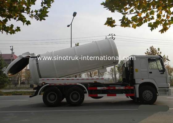 6X4 Vacuüm de Tankervrachtwagen van Euro2 290HPRoad/de Tanker van de Rioleringspomp/de Tankervrachtwagen van de Rioleringszuiging