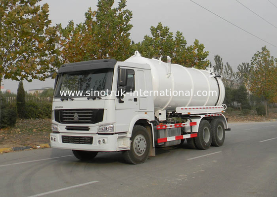Van de de Rioleringszuiging van het riool de Schoonmakende Materiaal Vrachtwagen 16CBM LHD 6X4 Euro2 290HP,