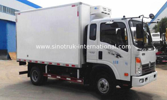 7 T Gekoelde Vrachtwagens en Bestelwagenslhd 4X2 Euro 2 Gesloten Van Truck With Bevroren Doos