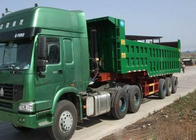 De hydraulische Vrachtwagen van de Kippers Semi Aanhangwagen 80 Ton van 25-45CBM voor Ladingsvervoer