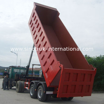 Mijnbouw/Bouw de Semi Vrachtwagen van de Aanhangwagenkipper