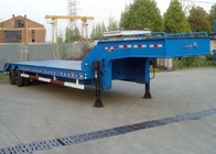 Vervoer 2 Assen 45 Ton 13m Zware Vrachtwagen van de Materiaalaanhangwagen met Laag Bed