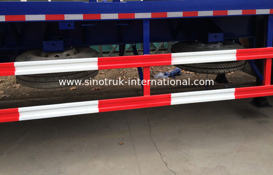 Container die Flatbed Semi Aanhangwagenvrachtwagen 3 Assen 30-60 Ton 13m dragen