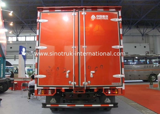 16 ton die Vrachtwagens van de Capaciteits Lichte Plicht, 3800 Wheel Base Van Truck laden