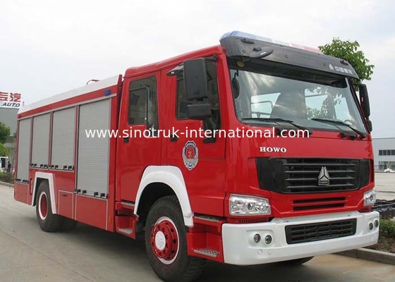 Van het de Noodsituatiebrandweerkorps van de watertank de Vrachtwagens 12CBM LHD 290HP met Antislipleuningen