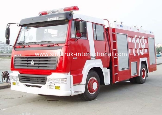 Van het de Noodsituatiebrandweerkorps van de watertank de Vrachtwagens 12CBM LHD 290HP met Antislipleuningen