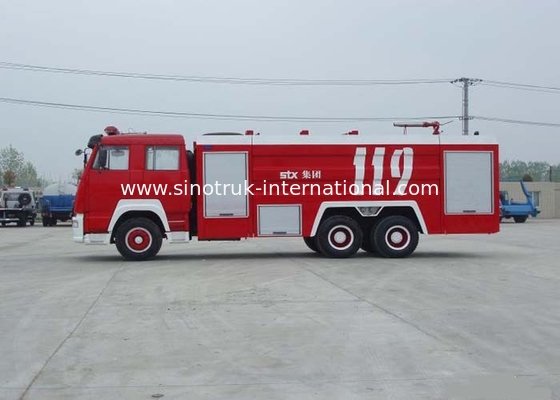de Brandbestrijdingsvrachtwagen van 15CBM LHD 290HP, De Vrachtwagen van de de Tankerbrand van SINOTRUK HOWO
