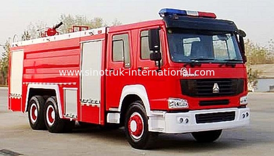 Moderne de Brand en de Reddingsvoertuigen die van SINOTRUK HOWO Vrachtwagenmateriaal bestrooien