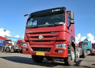 8X4 Vrachtwagen van de de Ladingsdoos van LHD de Euro 2 336HP Rode Commerciële 30-60 Ton